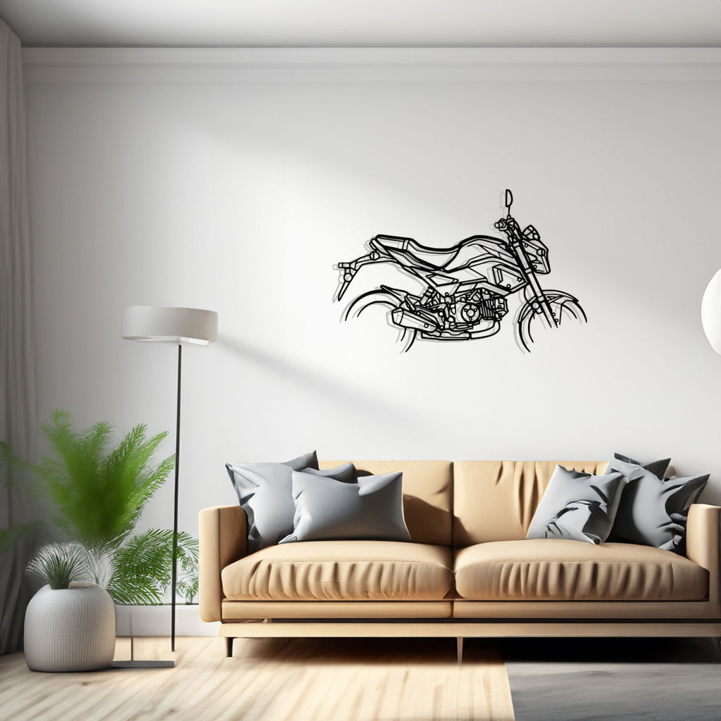 2019 Grom Car Silhouette Metal Wall Art