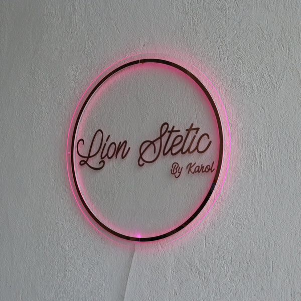 Business Neon Sign | Mirror Neon Sign |  Acrylic Custom Logo Decoration