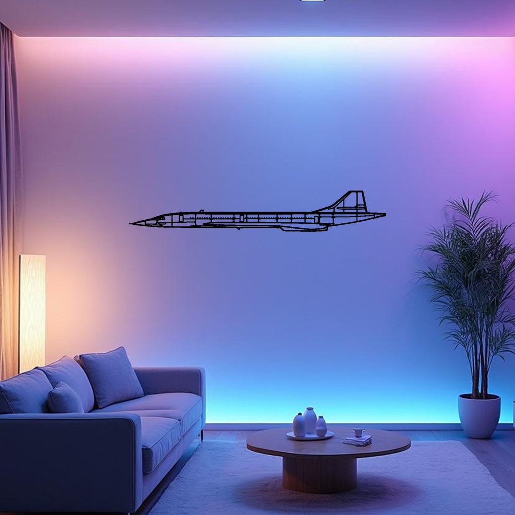 Concorde Airplane Silhouette Metal Wall Art, Metal Aircraft Silhouette, Aviation Wall Decor, Aviator Decor