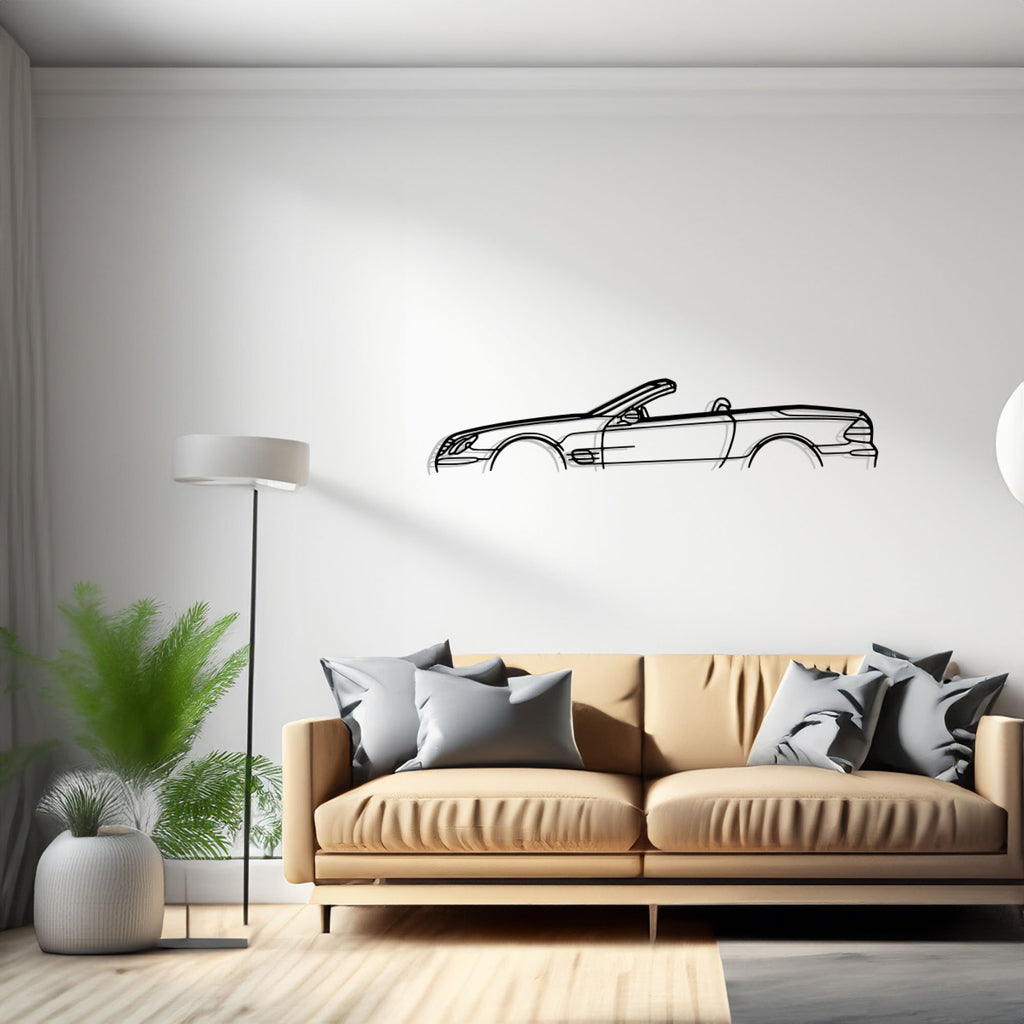 SL55 2007 Classic Car Silhouette Wall Art