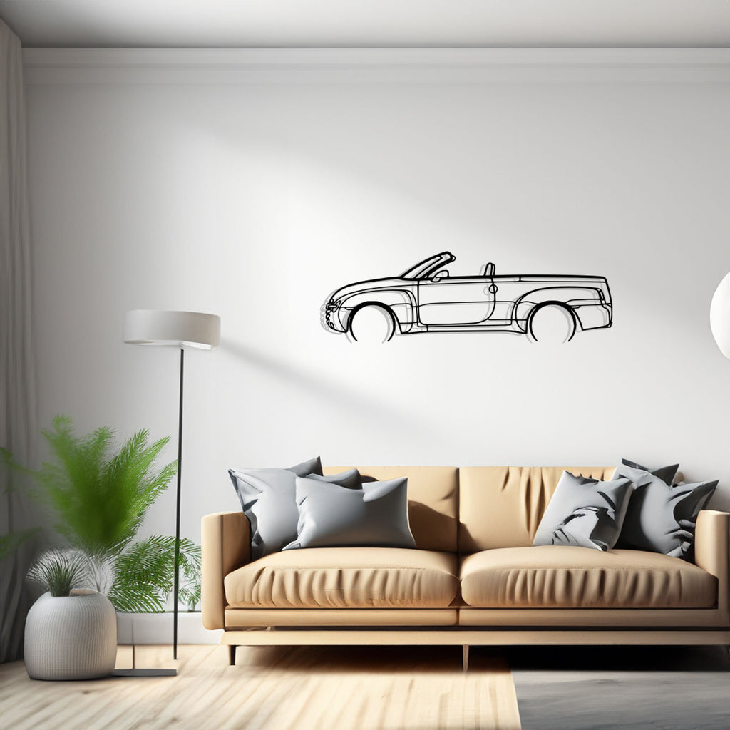 SSR Detailed Car Silhouette Wall Art