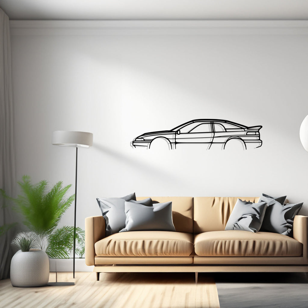 SVX Car Silhouette Wall Art