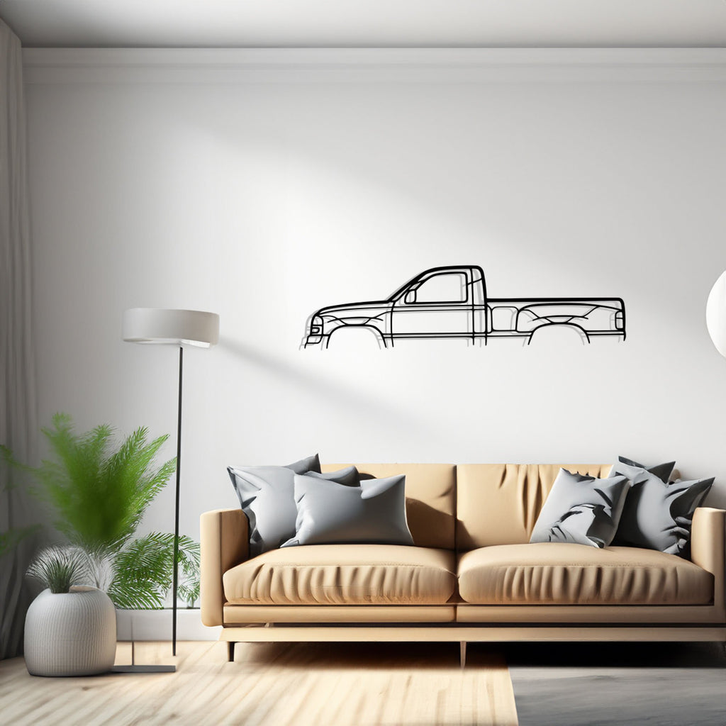 Sierra Single Cab Car Silhouette Wall Art