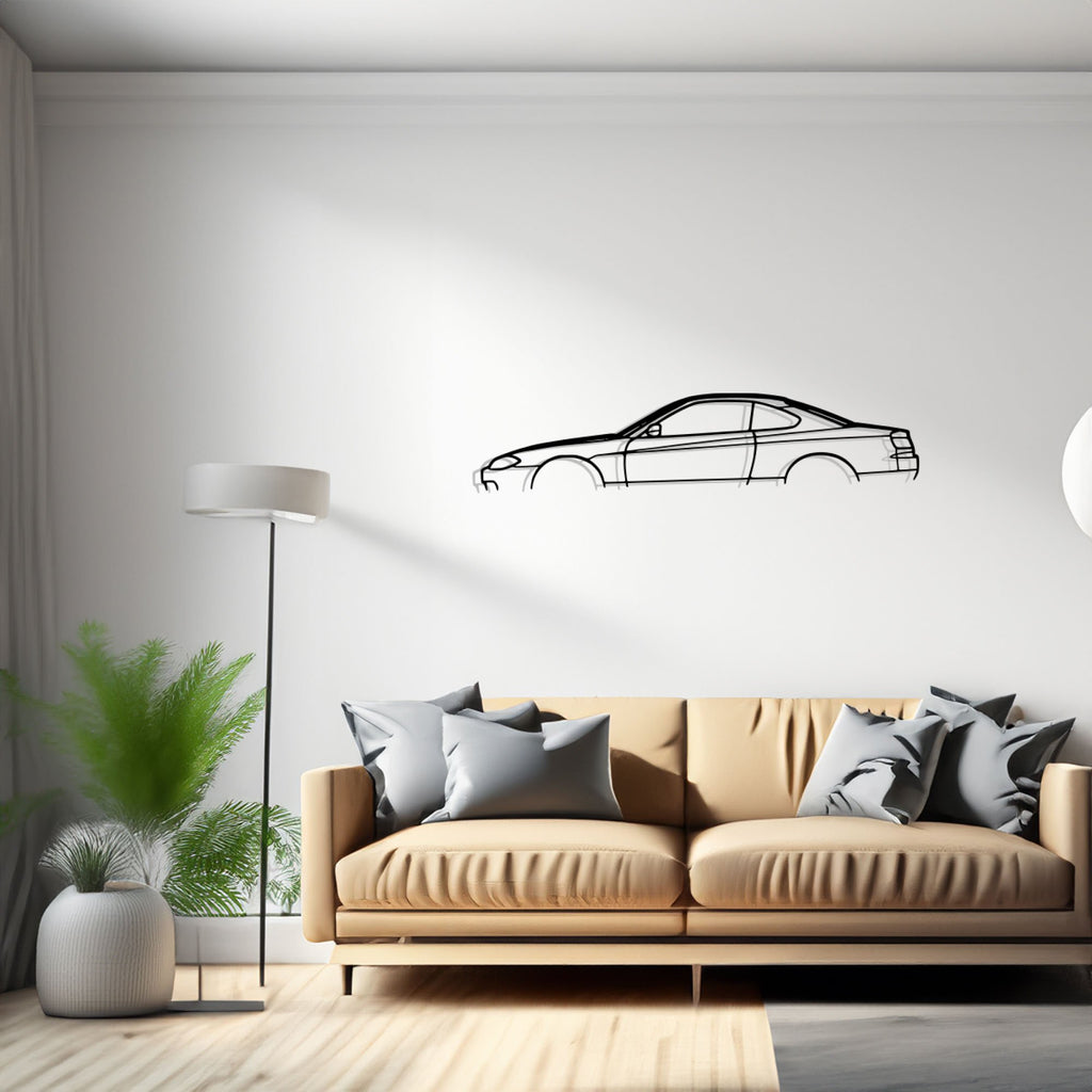 Silvia S15 Classic Car Silhouette Wall Art