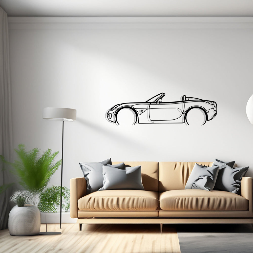 Solstice GXP Detailed Car Silhouette Wall Art