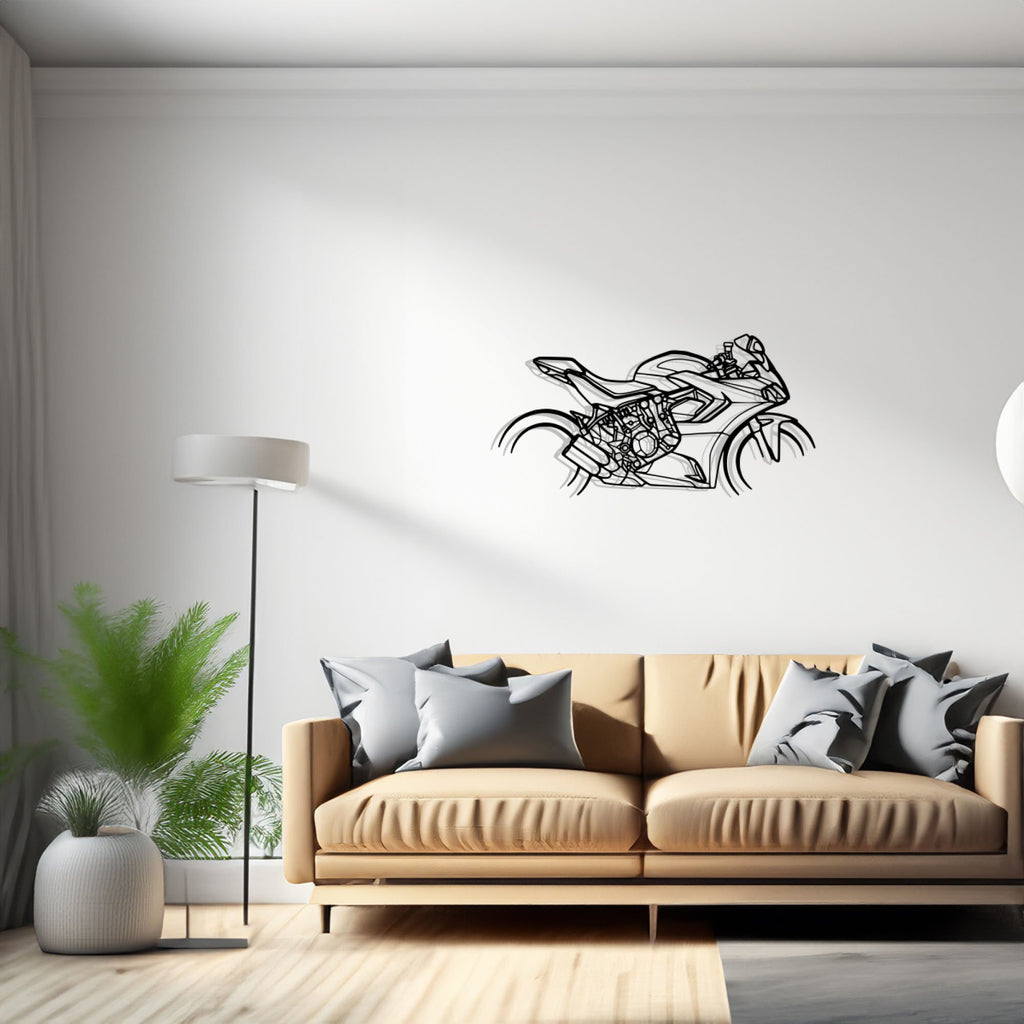 SuperSport 950S 2022 Car Silhouette Wall Art