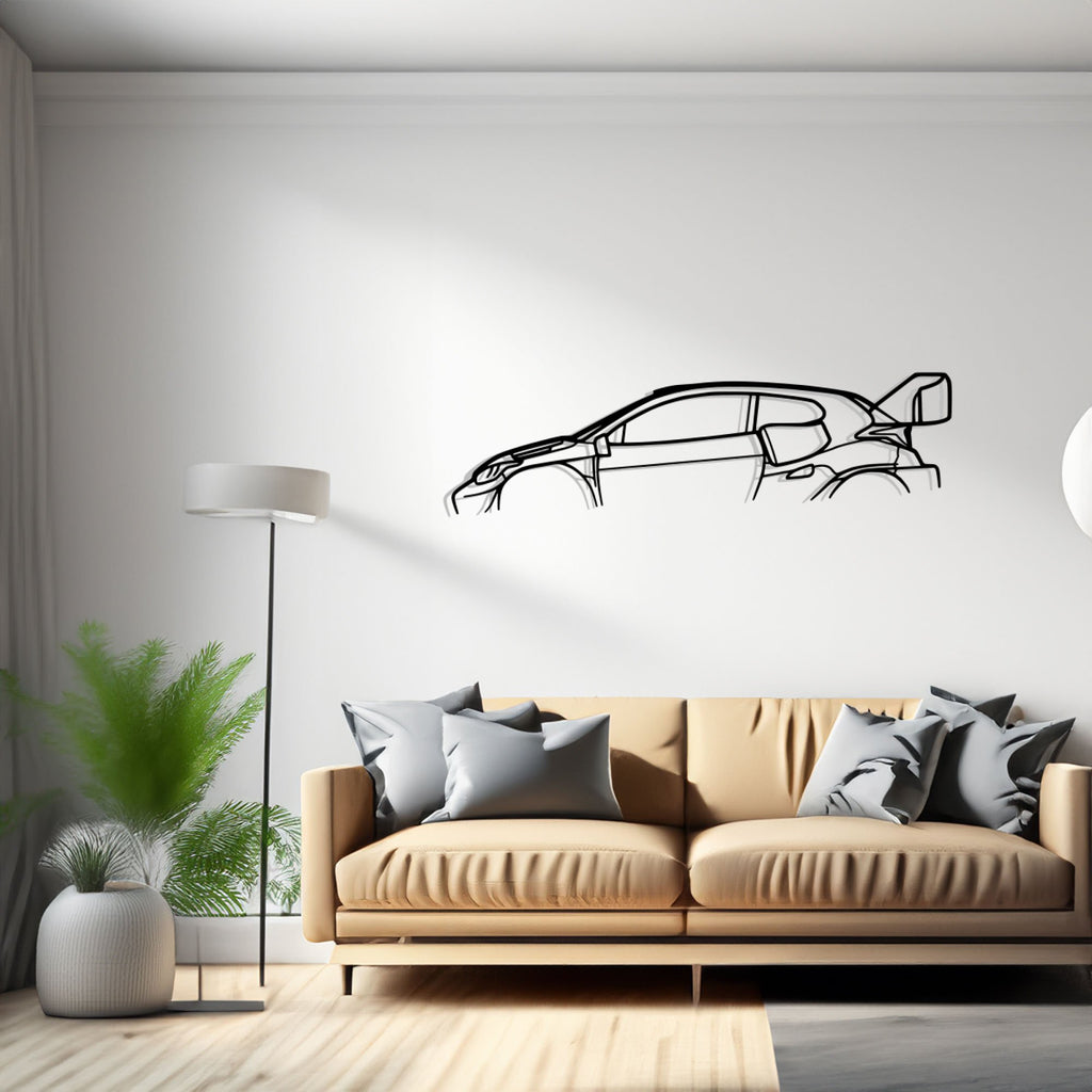 TGR Rally1 Classic Metal Silhouette Wall Art