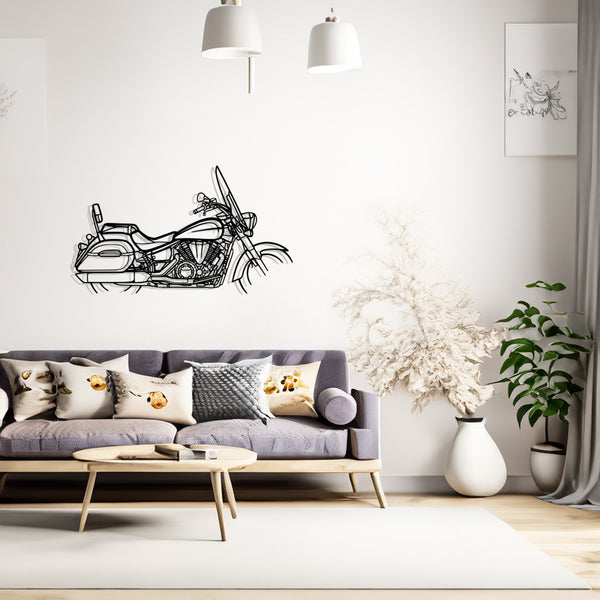 V-Star 1300 Tourer Car Silhouette Wall Art