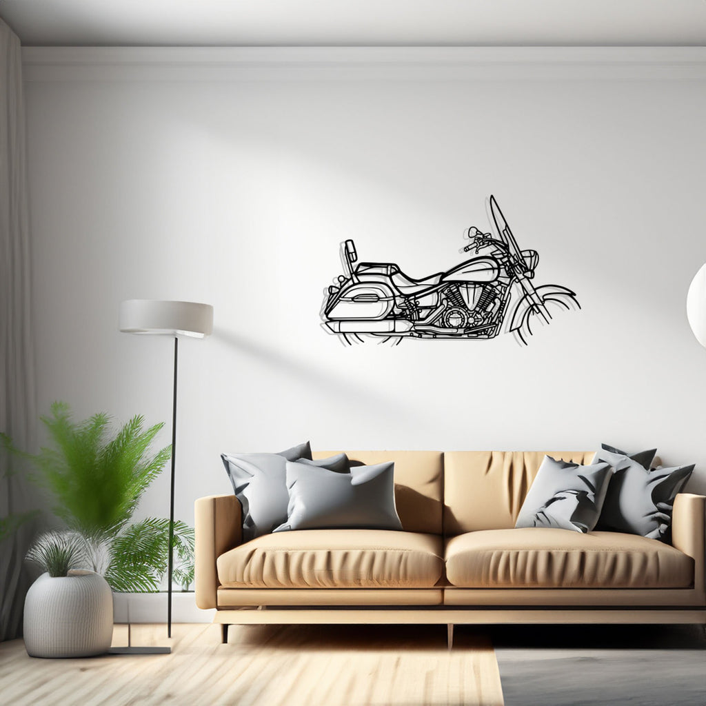 V-Star 1300 Tourer Car Silhouette Wall Art