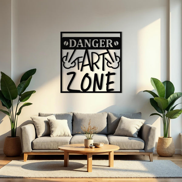 F-Art Zone Metal Wall Decor, Wall Quotes Frame Metal Wall Decor, indoor Outdoor Decor