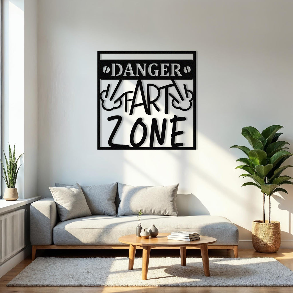 F-Art Zone Metal Wall Decor, Wall Quotes Frame Metal Wall Decor, indoor Outdoor Decor