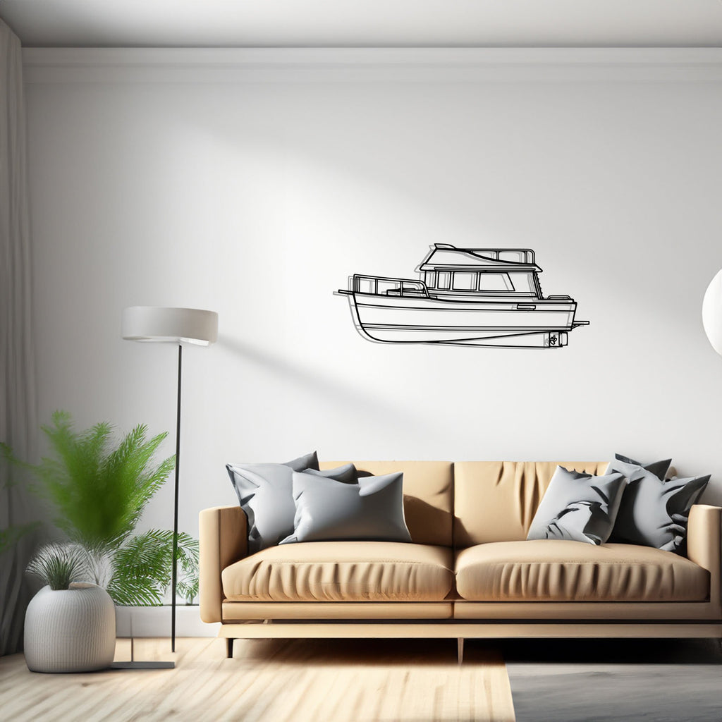 31 Sailboat, Yacht, Speedboat, Silhouette Metal Wall Art