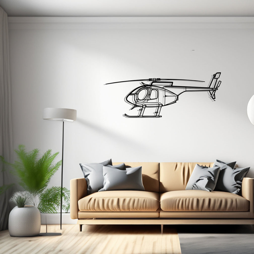 530F Airplane Silhouette Metal Wall Art Decor