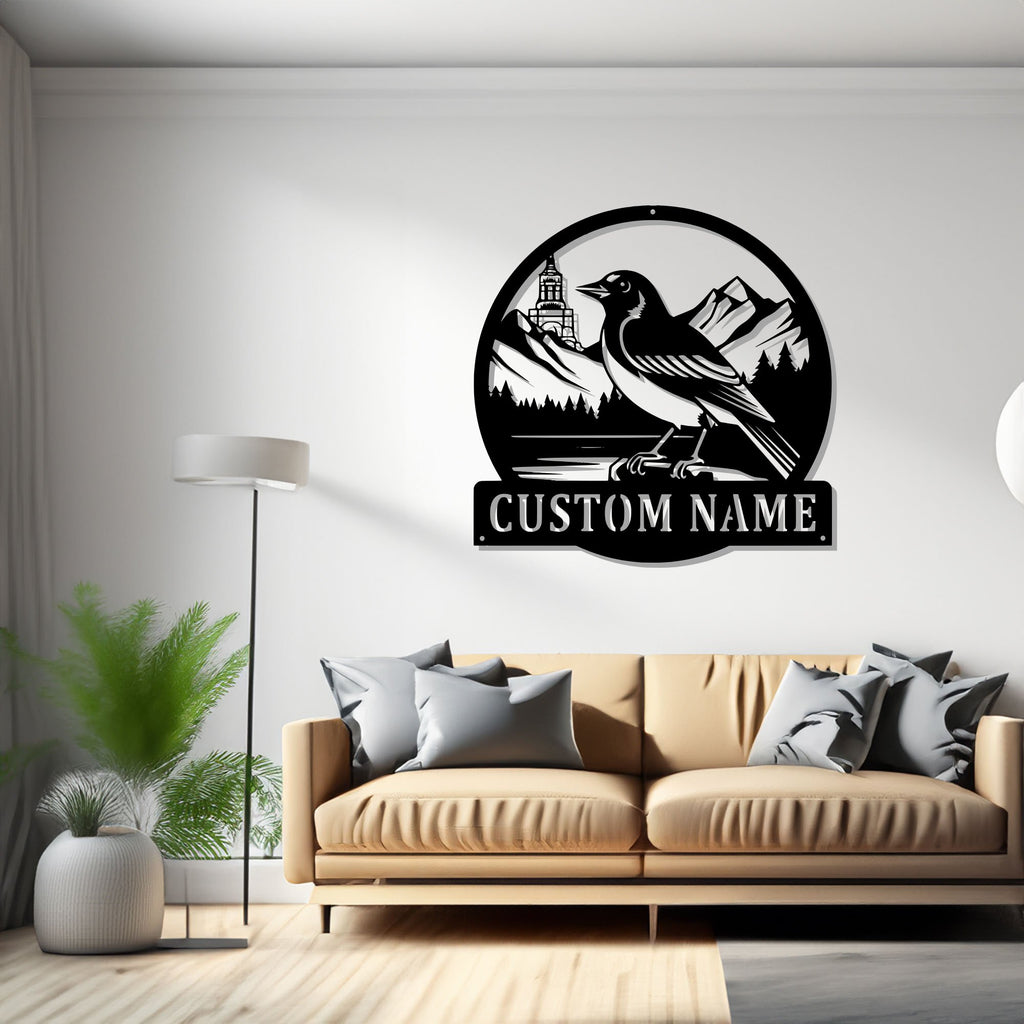 Custom Cardinal Bird Metal Sign, Personalized Cardinal Bird Name Sign Decoration For Room, Cardinal Bird Metal - 1690689078