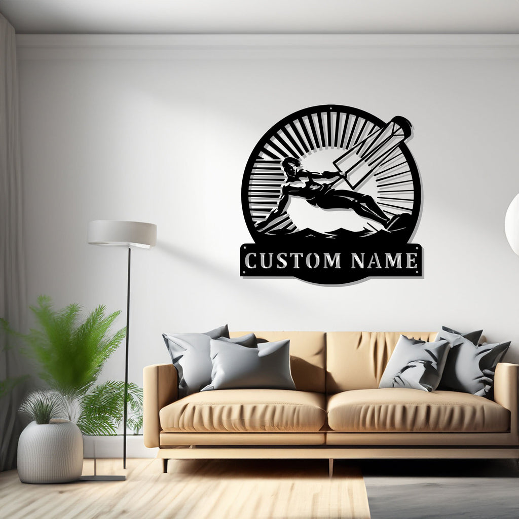 Personalized Kitesurfing Metal Sign, Kitesurfing Metal Wall Art, Kitesurfing Metal wall Decor, Kitesurfing Lover Gift, Kitesurfing