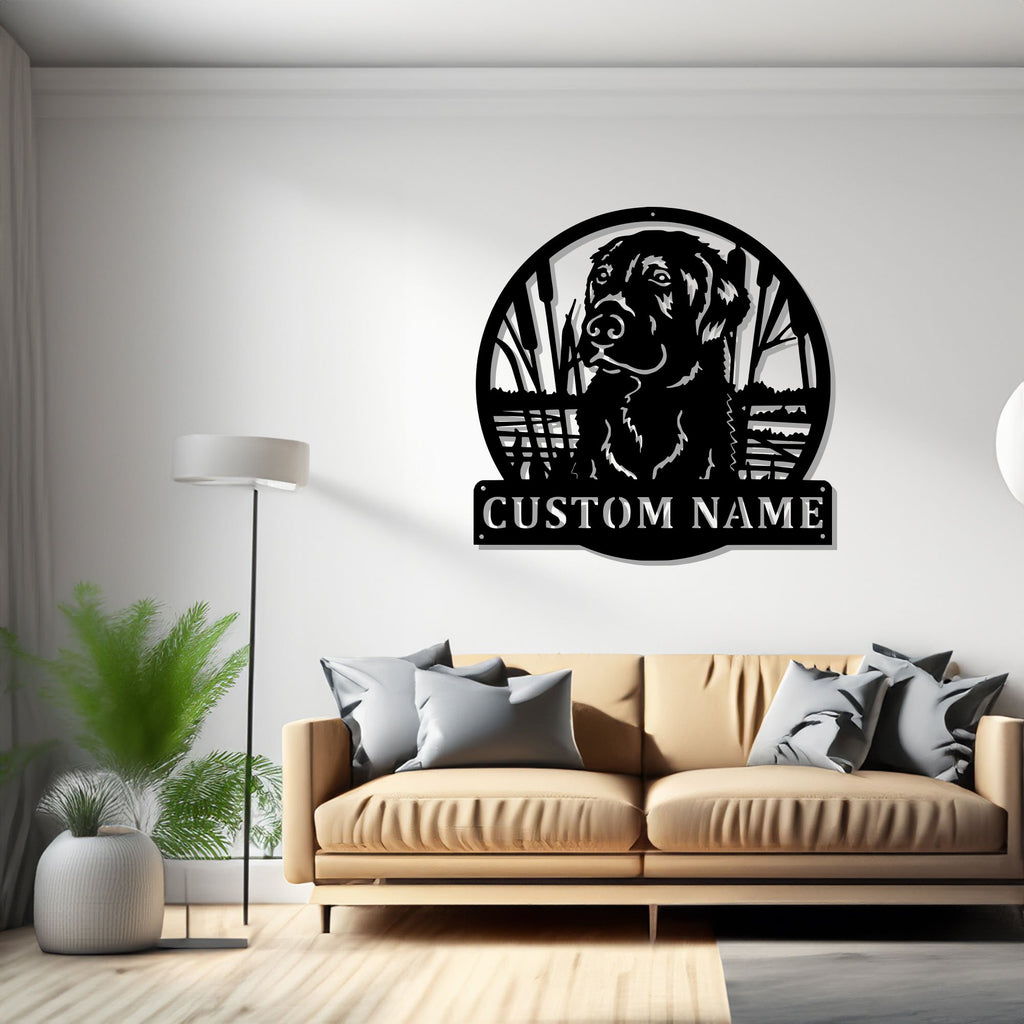 Custom Hunting Dog Metal Wall Art, Personalized Dog Hunter Name Sign Decoration For Room, Hunting Dog Home Decor, Custom Hunting Dog - 1155481585