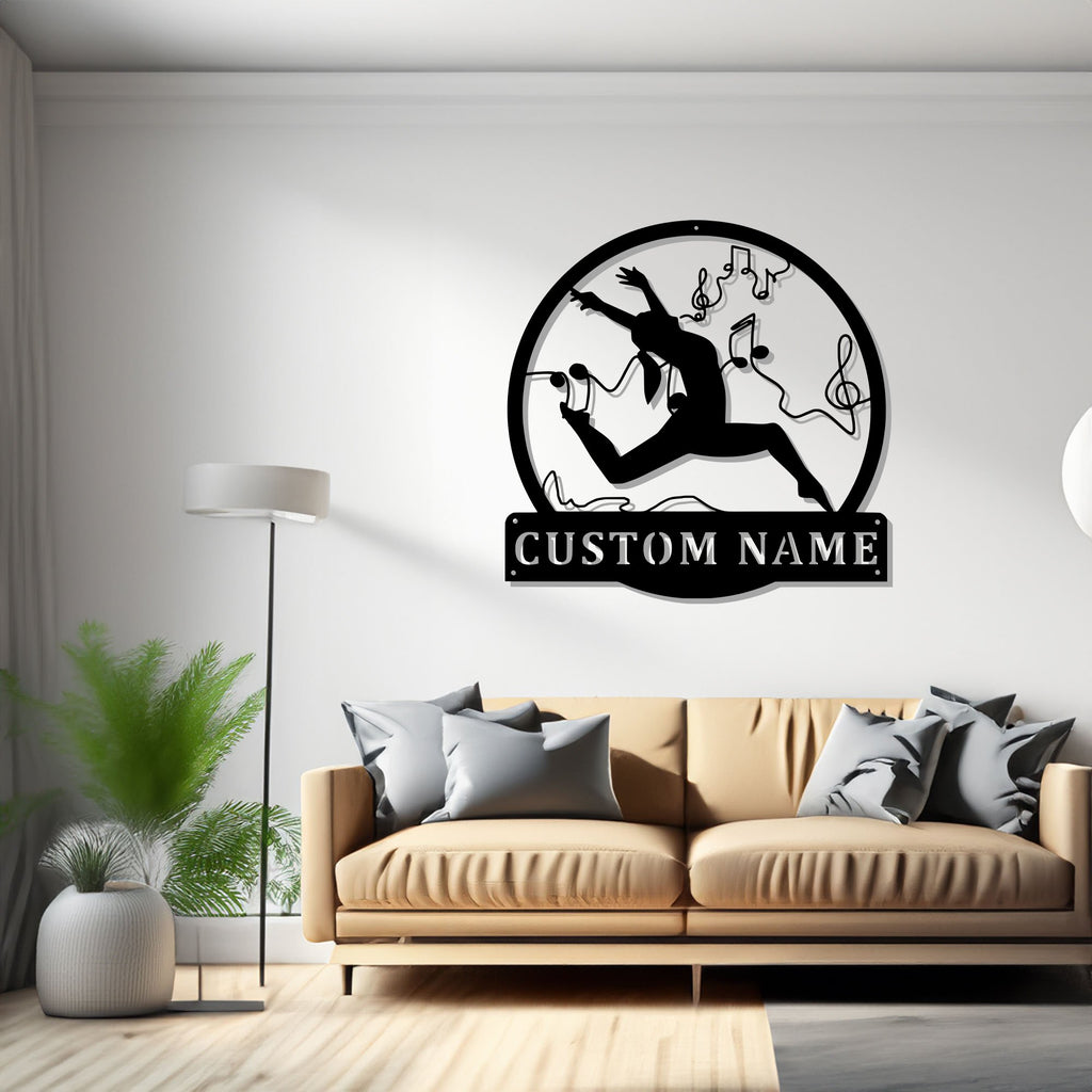 Personalized Jazz Dance Metal Sign, Jazz Dance Metal Wall Art, Jazz Dance Metal wall Decor, Dancer Gift, Custom Jazz Dance, Jazz Dance