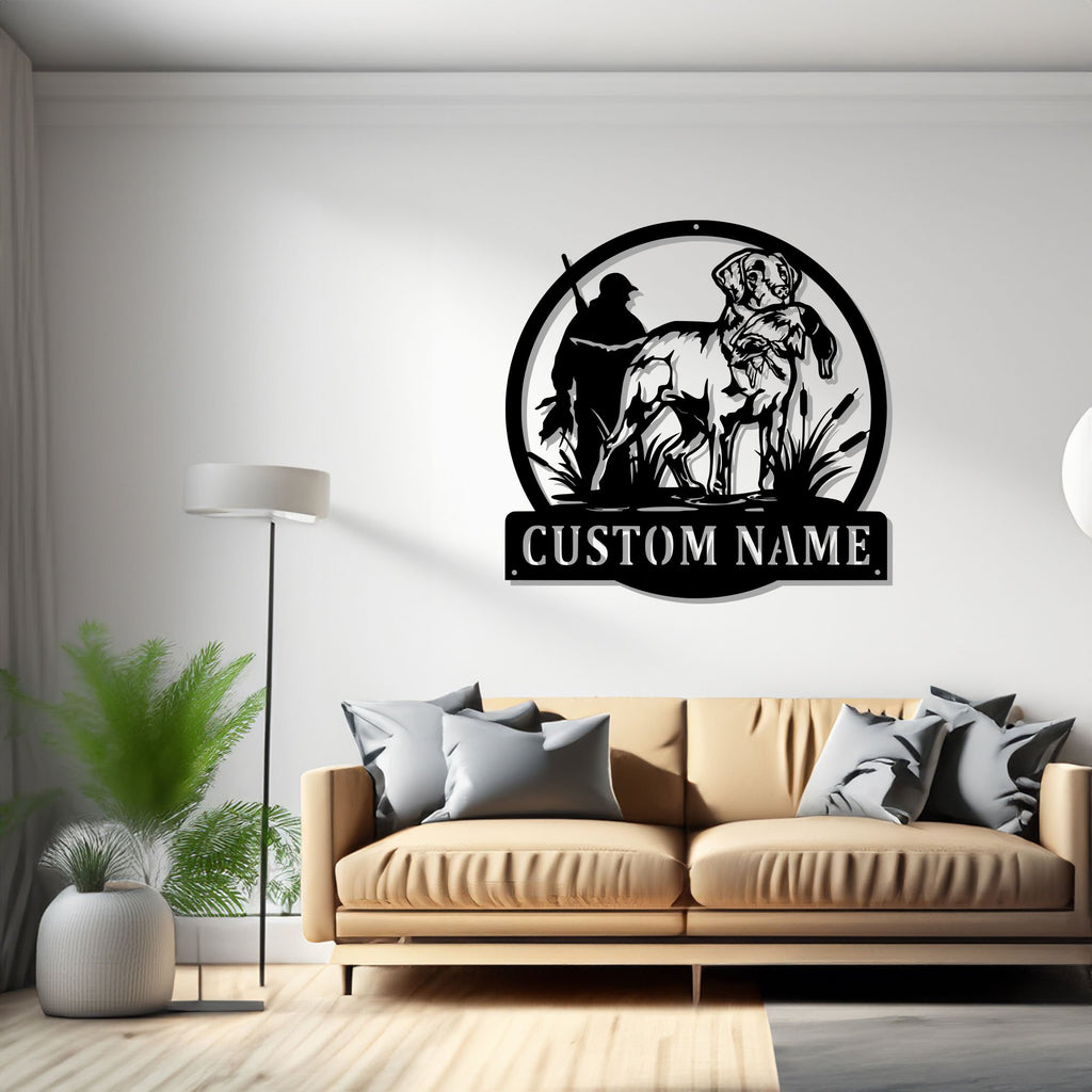 Custom Duck Hunting Metal Sign, Personalized Duck Hunter Name Sign Decoration For Room, Duck Hunter Metal - 1622614208