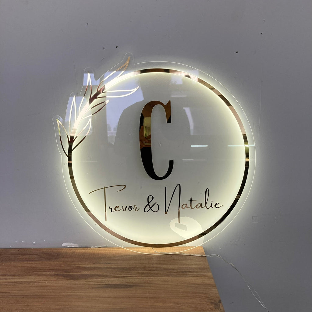 Custom Business Neon Lights Logo Sign Acrylic Custom Logo