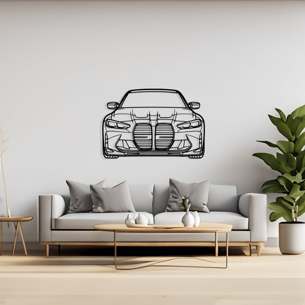 M3 G80 Performance Front Silhouette Metal Wall Art, Birthday Gift, Gift for Him, Petrolhead Gift, Car Lover Gift, Decor Silhouette, Wall Hangings