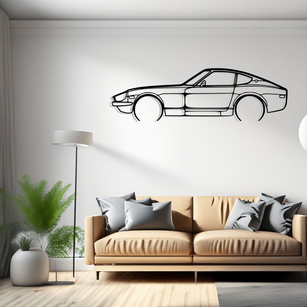 280Z Coupe Detailed Silhouette Metal Wall Art, Birthday Gift, Gift for Him, Petrolhead Gift, Car Lover Gift, Metal Car Decor Wall Decor