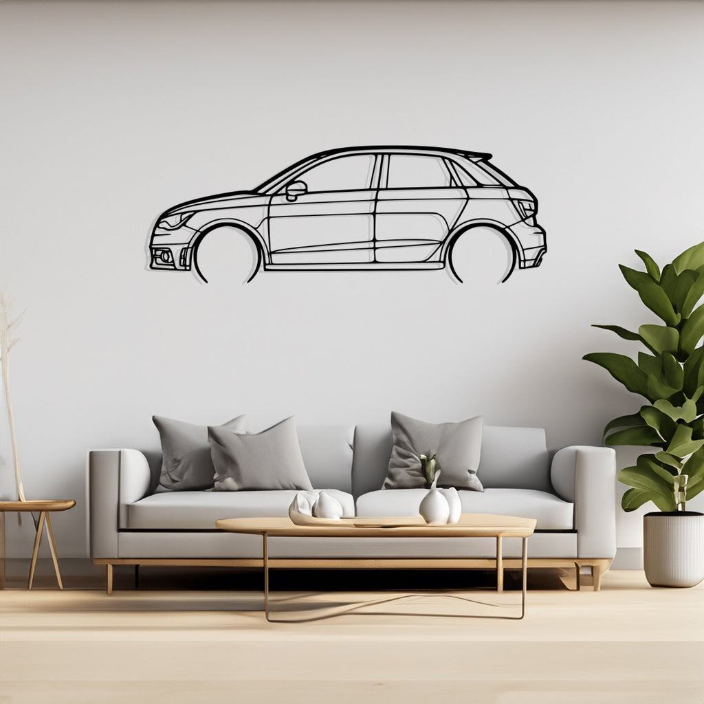 A1 Detailed Silhouette Metal Wall Art, Birthday Gift, Gift for Him, Petrolhead Gift, Car Lover Gift, Car Wall Decor, Wall Decor