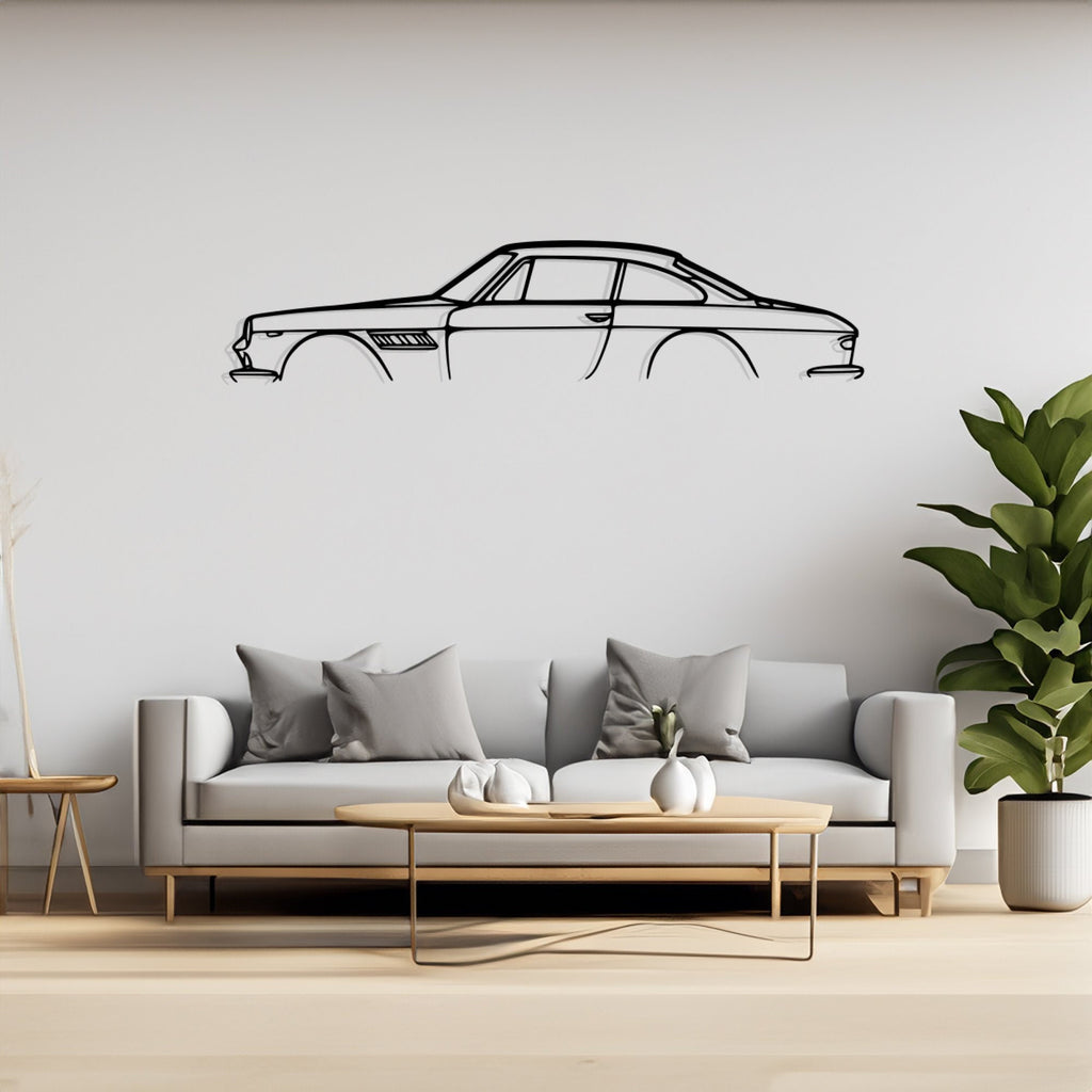 330 Gt 2+2 1964 Classic Silhouette Metal Wall Art, Birthday Gift, Gift for Him, Petrolhead Gift, Car Lover Gift, Wall Decor