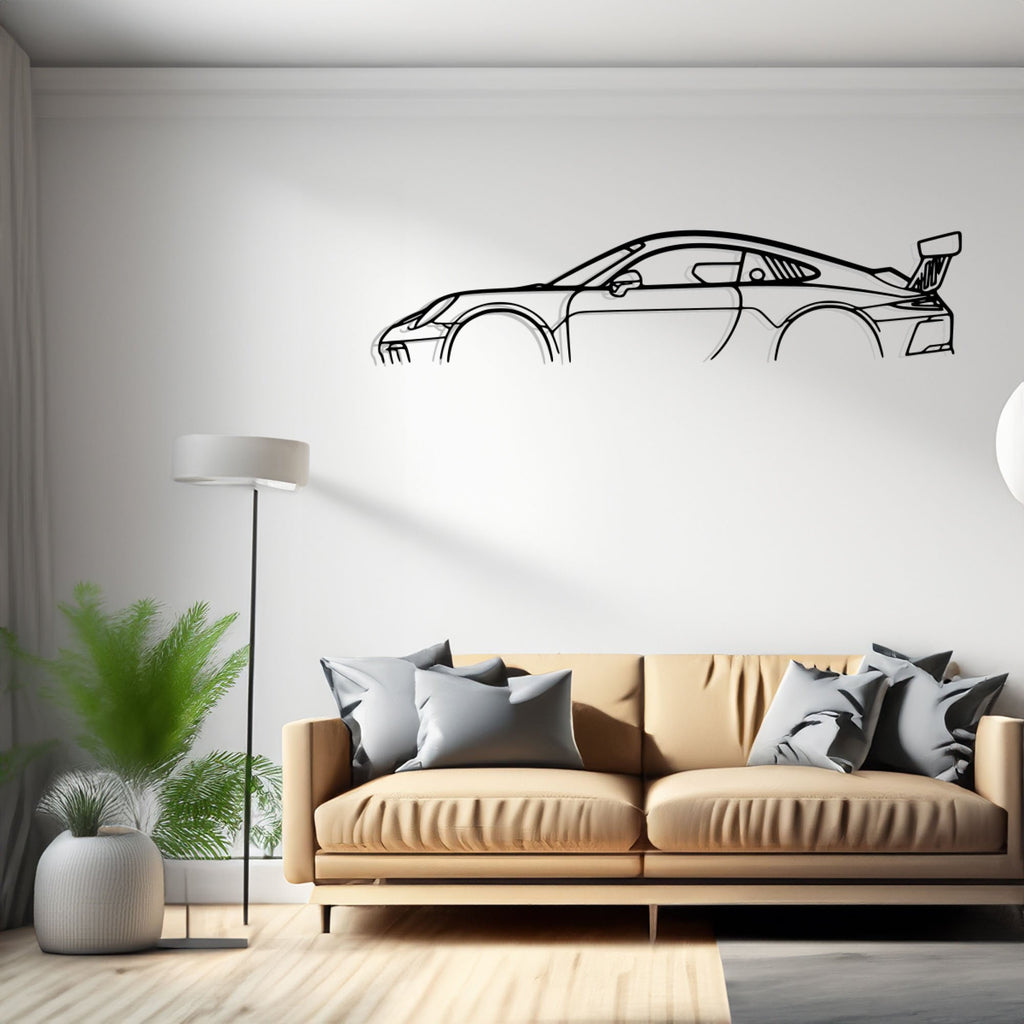911 Cup model 991 Silhouette Metal Wall Art, Gift for Him, Petrolhead Gift, Car Lover Gift, Car Wall Decor, Car Decor Gift, Car Silhouette Wall Decor