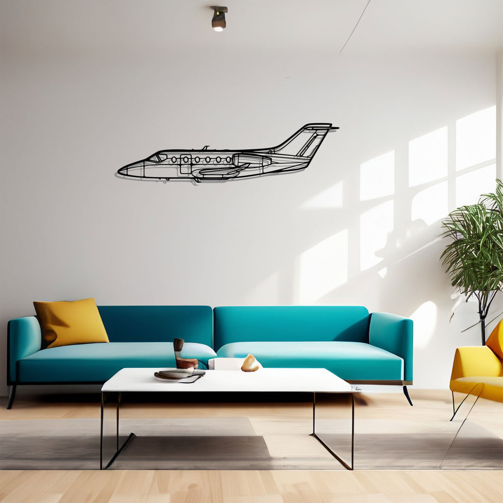 Hawker 400 Silhouette Metal Wall Art, Airplane Silhouette Wall Decor, Metal Aircraft Wall Art, Aviation Wall Decor, Plane