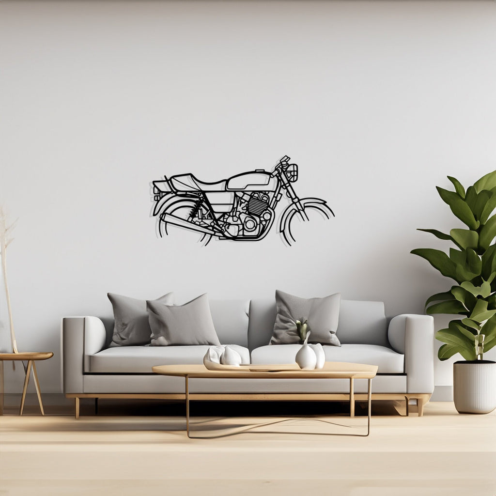 Jota 1000 1979 Silhouette Metal Wall Artt, Gift for Him, Petrolhead Gift, Motorcycle Lover Gift, Motorcycle Wall Decor, Motorcycle decor Wall Decor