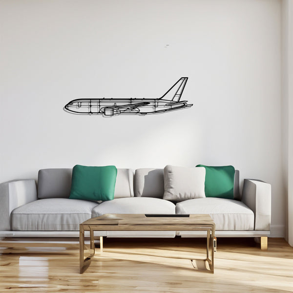 KC-46 Silhouette Metal Wall Art, Airplane Silhouette Wall Decor, Metal Aircraft Wall Art, Aviation Wall Decor, Plane