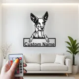 Custom German Shepherd Led Light Metal Wall Art Personalized Dog Lover Gift Living Room Pet Decor 5
