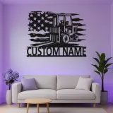 Custom Forklift Metal Sign with LED | Personalized Industrial Wall Art | Warehouse & Garage Decor | Gift for Operator