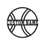 Cartel de metal LED personalizado de baloncesto, regalo deportivo para atletas, decoración de sala de juegos 1