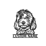 Cartel de metal LED personalizado para perros, regalo para amantes de los perros, decoración de salón o habitación de mascotas
