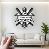 Insegna in metallo LED per Barber Shop Personalizzata Regalo per Barbieri Decorazione per Salone per Parrucchieri