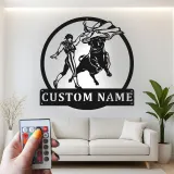 Cartel de metal LED personalizado de Matador y Toro, regalo para entusiastas de la tauromaquia, decoración para sala de estar