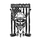 Insegna personalizzata per portiere di hockey | Arte murale LED in metallo | Decorazione per camera da adolescente e man cave | Regalo per giocatore di hockey