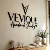 3D Acryl Firmenlogo-Schild | Individuelle Empfangsbeschilderung für Salons & Büros | Modernes Laser-Cut Branding