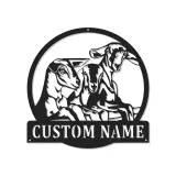 Custom Goat LED Metal Sign | Personalized Farmhouse Wall Art | Rustic Barn Decor for Goat Lovers | Hand-Crafted Metal Artwork