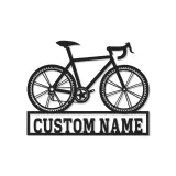 Insegna in metallo LED personalizzata per ciclisti regalo per garage o decorazione per man cave