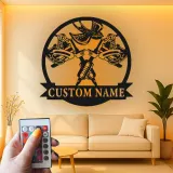 Custom Tattoo Studio Sign | Personalized LED Metal Wall Art | Tattoo Shop Decor & Artist Gift