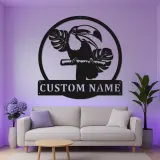 Custom Toucan Metal Sign with LED | Personalized Tropical Wall Art | Jungle Theme Decor for Patio, Sunroom & Office | Exotic Bird Gift