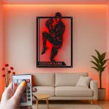 Insegna in metallo personalizzata con luce LED per lanciatore di baseball - Regalo sportivo personalizzato per atleti e decorazione per sala giochi