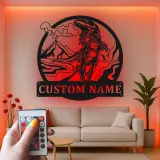 Insegna in metallo LED personalizzata con dinosauro per decorare la stanza dei bambini, regalo unico per amanti dei dinosauri