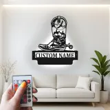 Custom Cowboy Boot Led Light Metal Wall Art Western Gift for Ranchers Rustic Farmhouse Decor