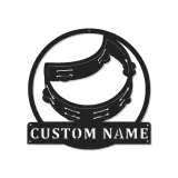 Personalized Tambourine Sign | LED Metal Wall Art for Music Room | Custom Musician Nameplate | Percussionist Gift