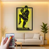 Insegna in metallo personalizzata con luce LED per lanciatore di baseball - Regalo sportivo personalizzato per atleti e decorazione per sala giochi