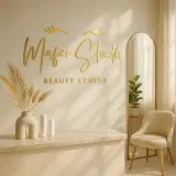 Enseigne d’entreprise personnalisée en miroir doré | Logo d’accueil 3D découpé au laser | Acrylique premium pour image de marque salon et bureau