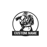 Personalized Firefighter LED Sign | Custom Metal Wall Art for Man Cave | Fire Station Decor | Hero Gift
